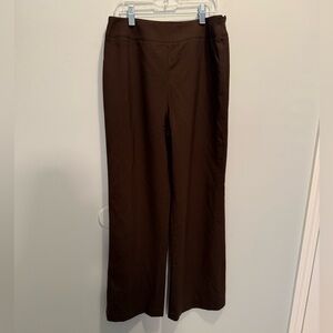 Carlisle Dark Brown Wide Leg Pants Size 4